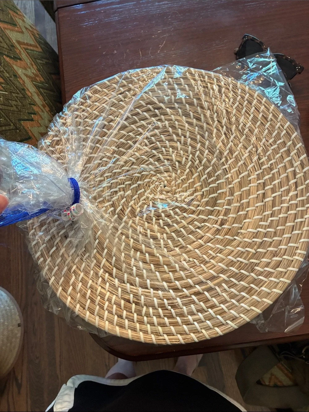 Natural Woven Seagrass Charger Plates - Neutral Tan